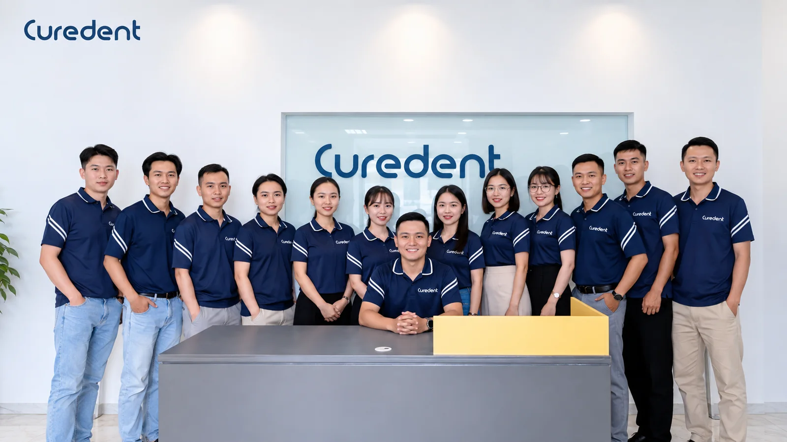 Curedent digital dental manufacturing team